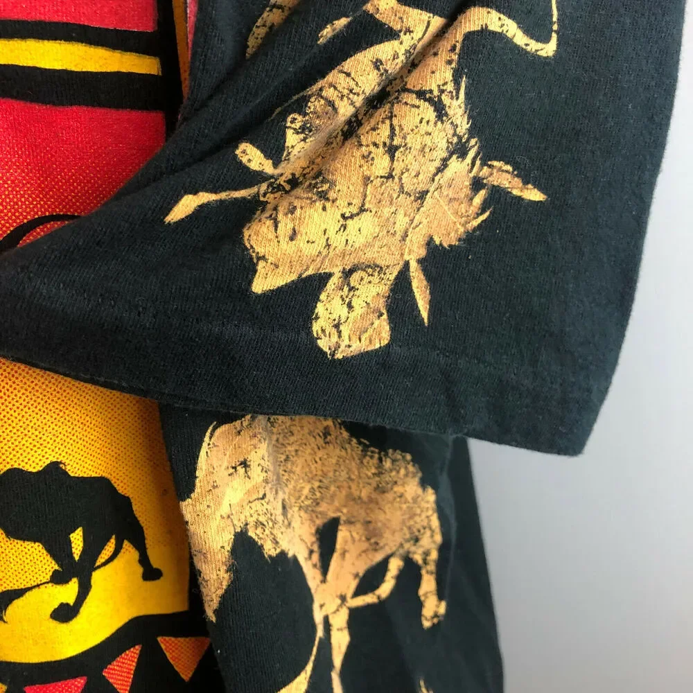 Vintage Disney The Lion King All Over Print Movie T-Shirt USA Made Adult OSFA - Picture 3 of 7